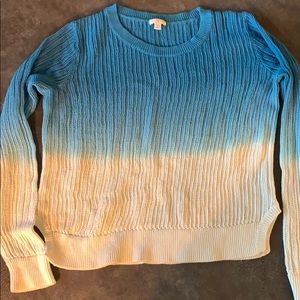 BP brand. Blue and white Ombré sweater